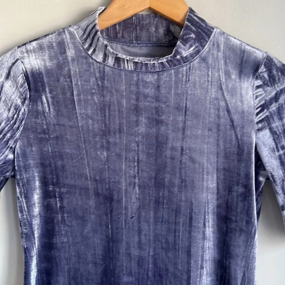 Anthropologie Pilcro Velveteen Mock Neck Top - Picture 5 of 10